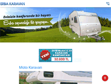 Tablet Screenshot of erbakaravan.com.tr